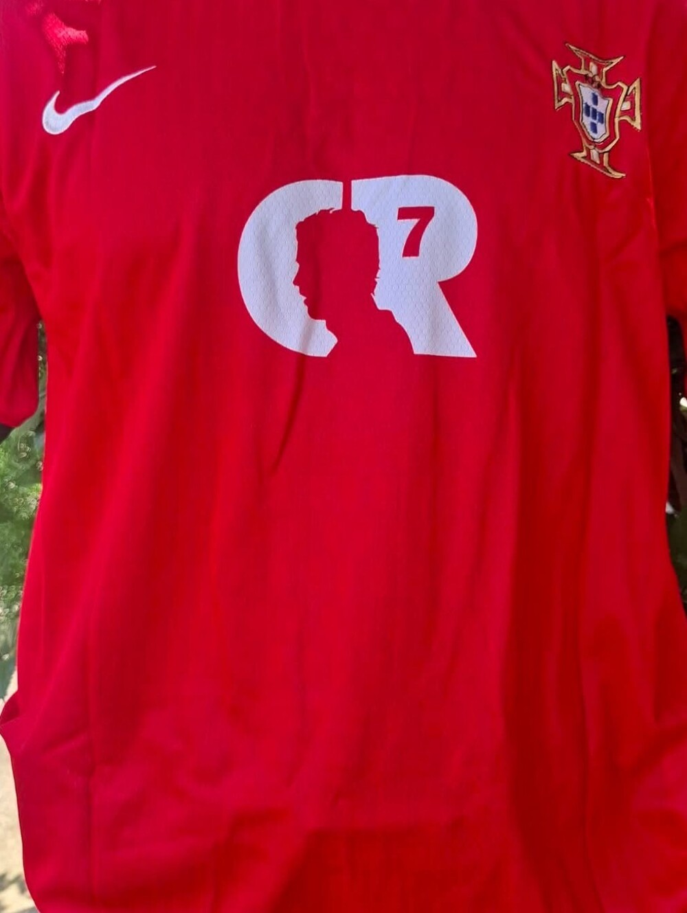 Nike Men’s Red Portugal CR7 Graphic Football Jersey